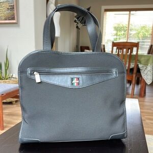 Lark Brand Canvas And Leather Overnight Weekender Bag